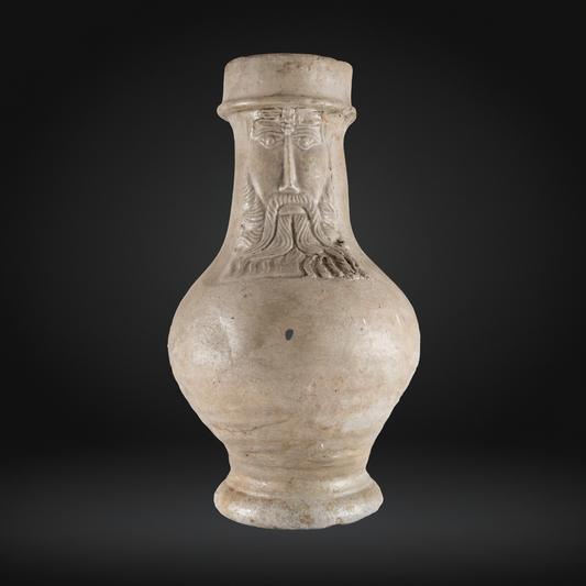 16th Century Raeren Salt Glaze Stoneware Bellarmine Jug
