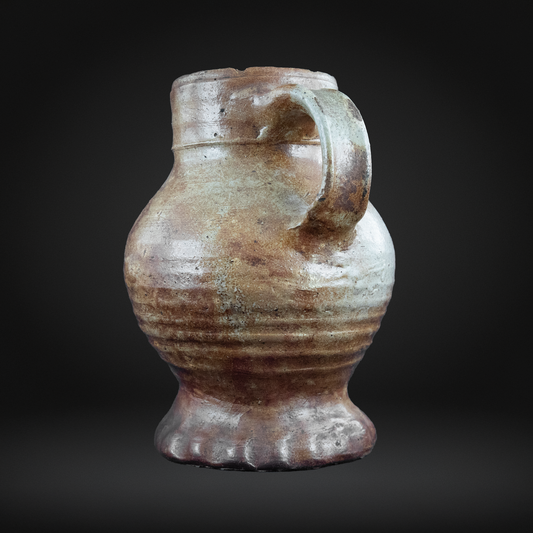 16th Century Raeren Salt Glaze Stoneware Jug