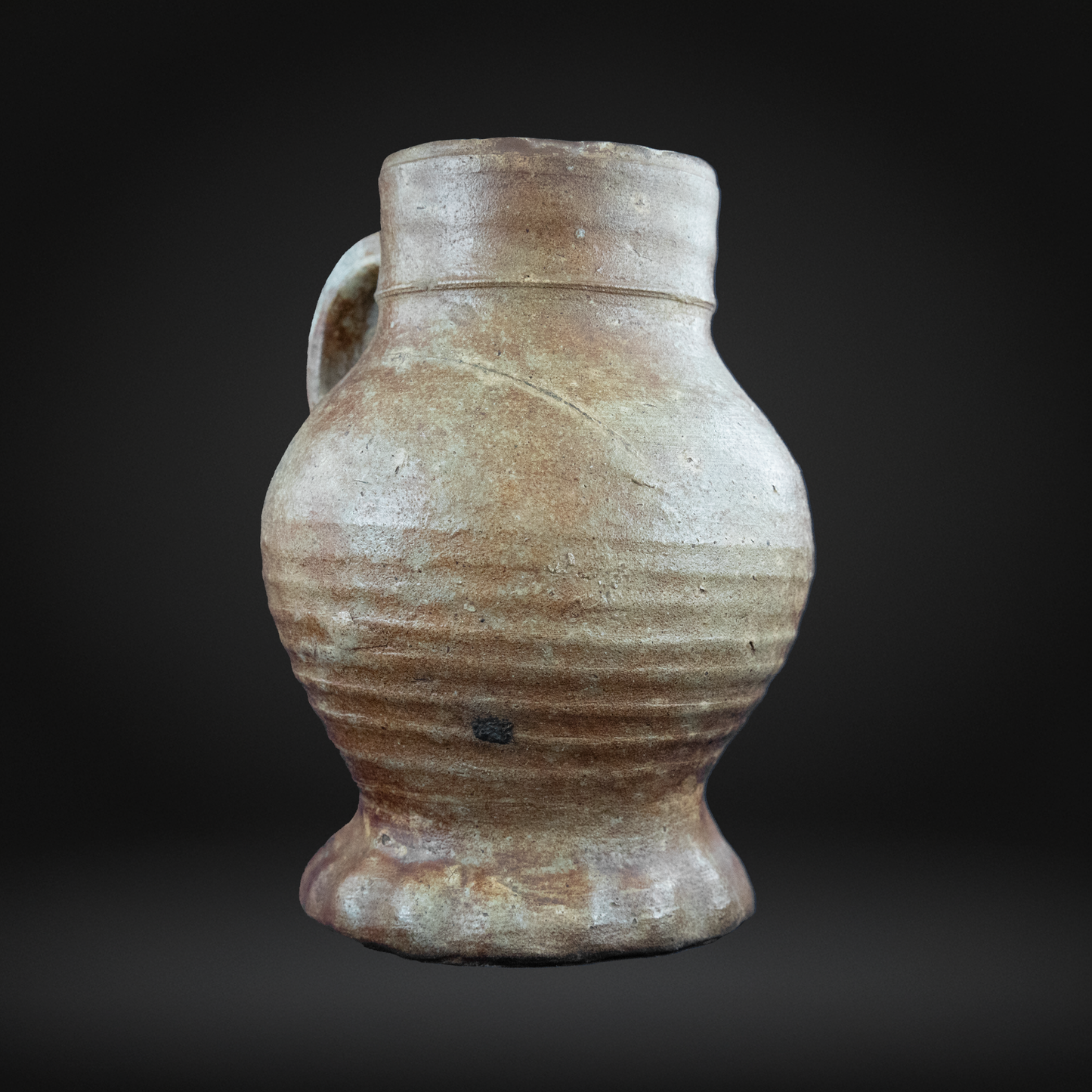 16th Century Raeren Salt Glaze Stoneware Jug