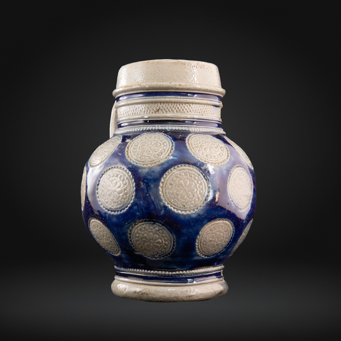 17th Century Westerwald Stoneware Jug c1640