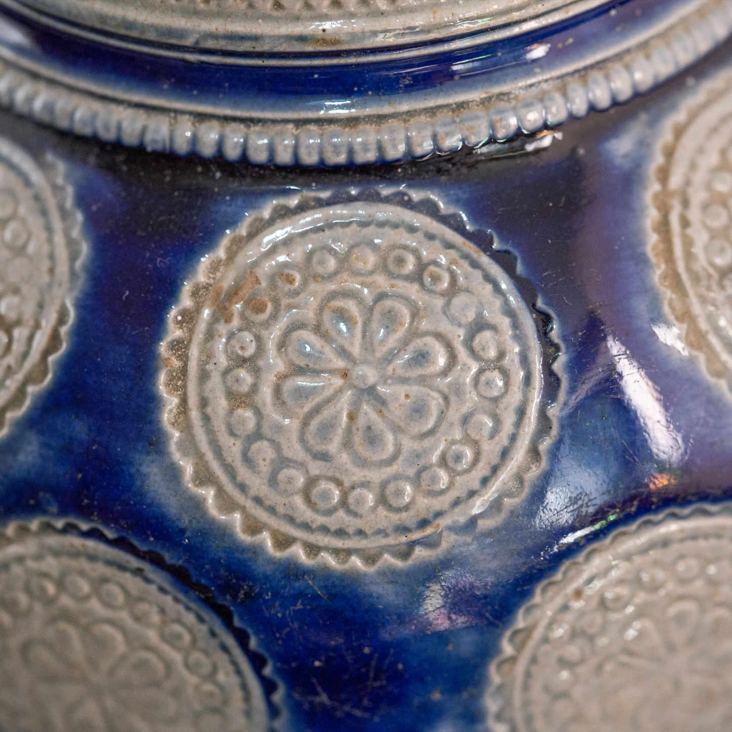 17th Century Westerwald Stoneware Jug c1640