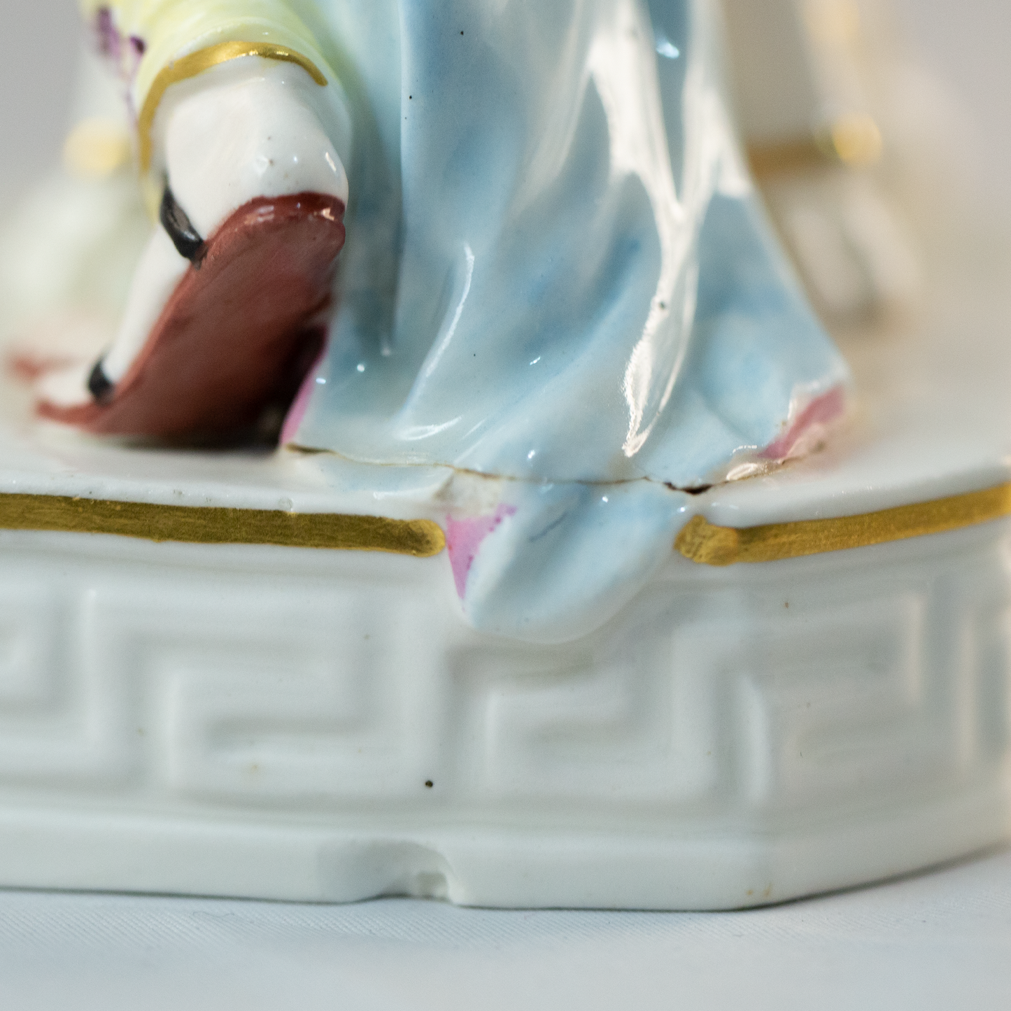 18thC Derby Figure - Andromache Mourning Over the Ashes of Hector c1785