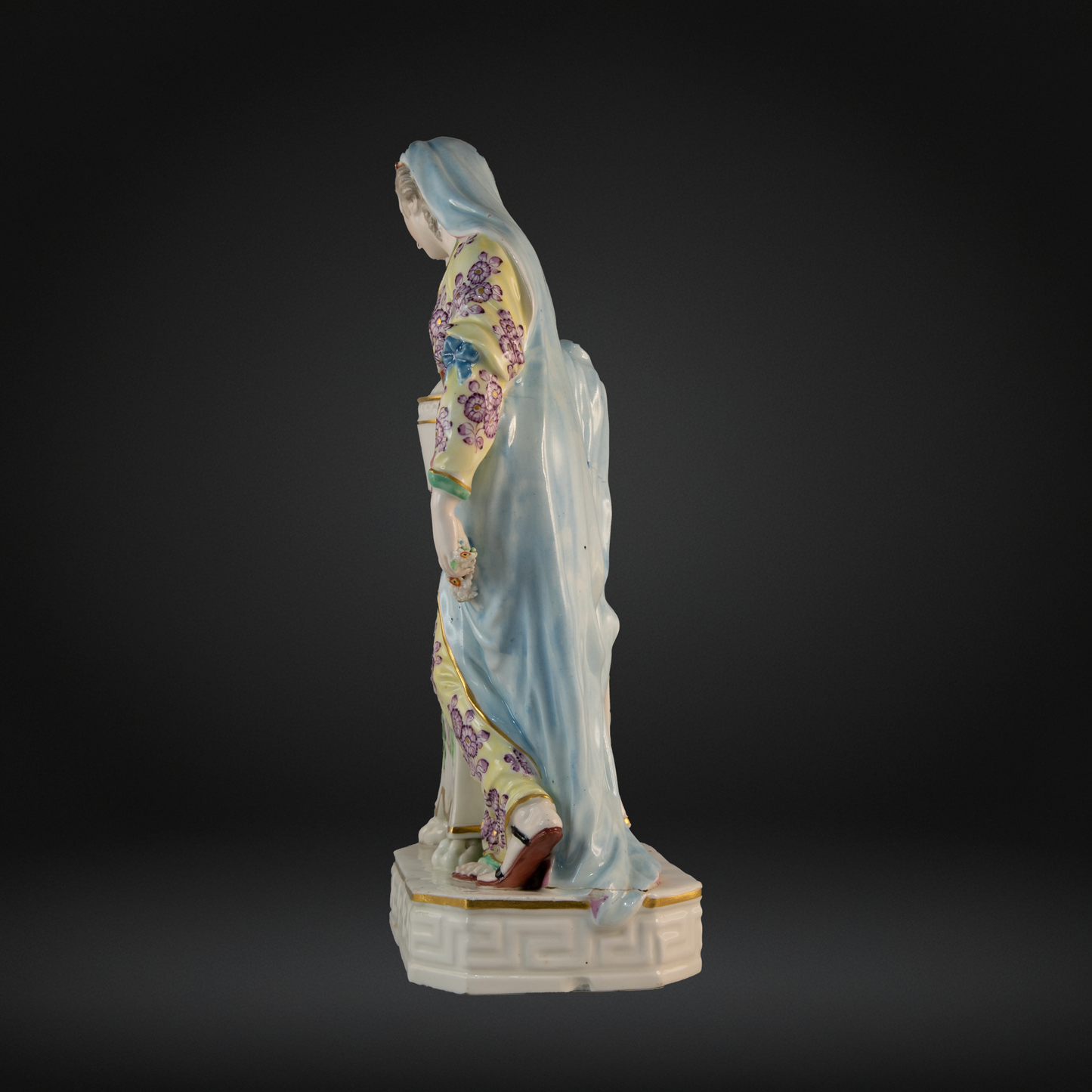 18thC Derby Figure - Andromache Mourning Over the Ashes of Hector c1785