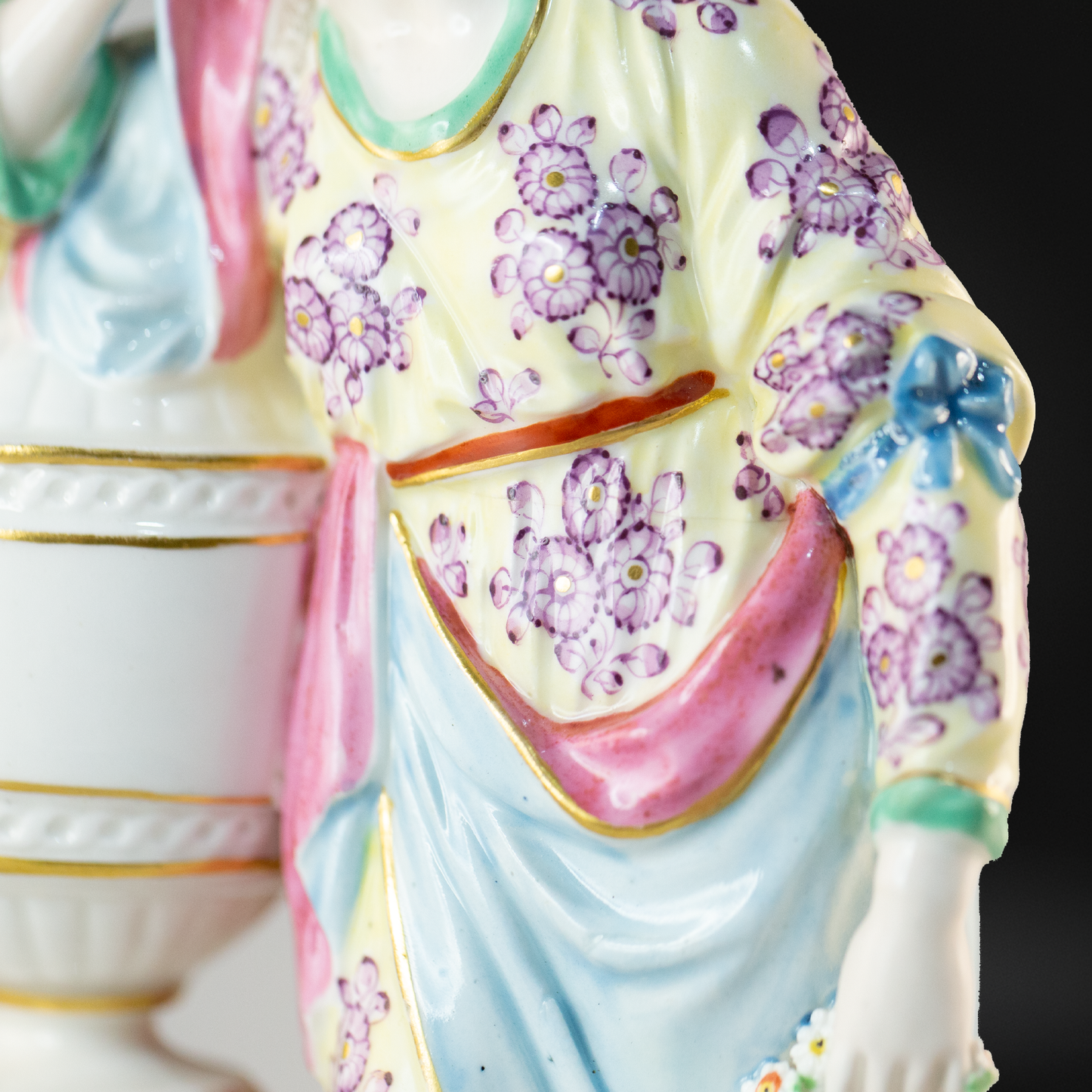 18thC Derby Figure - Andromache Mourning Over the Ashes of Hector c1785