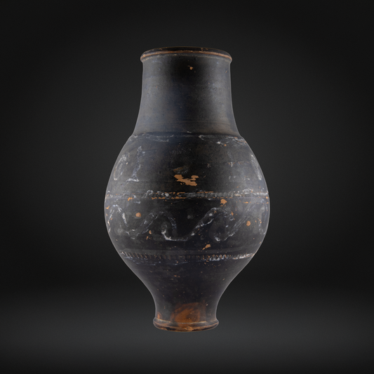 Inscribed Ancient Roman Terracotta Motto Beaker, FELIX - Trier 'Spruchbecher'