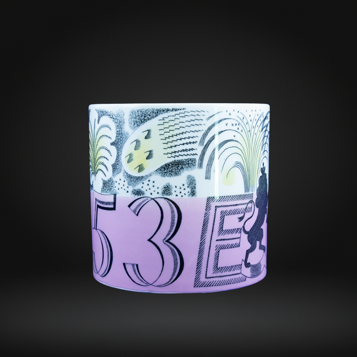 Eric Ravilious - Wedgwood Coronation Mug, 1953 Elizabeth II