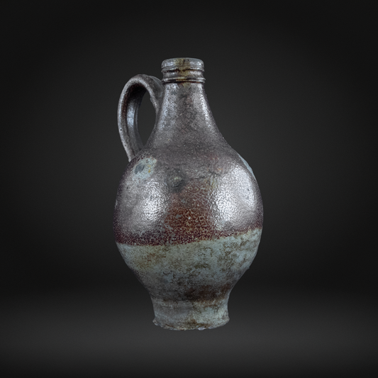 John Dwight, London Fulham Pottery - Late 17th Century Salt Glazed Bottle