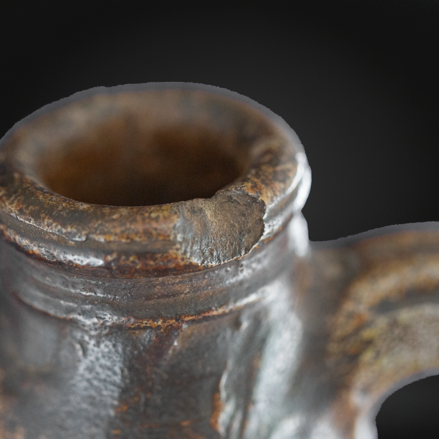 17th Century Bellarmine Jug, Early German Stoneware - Frechen