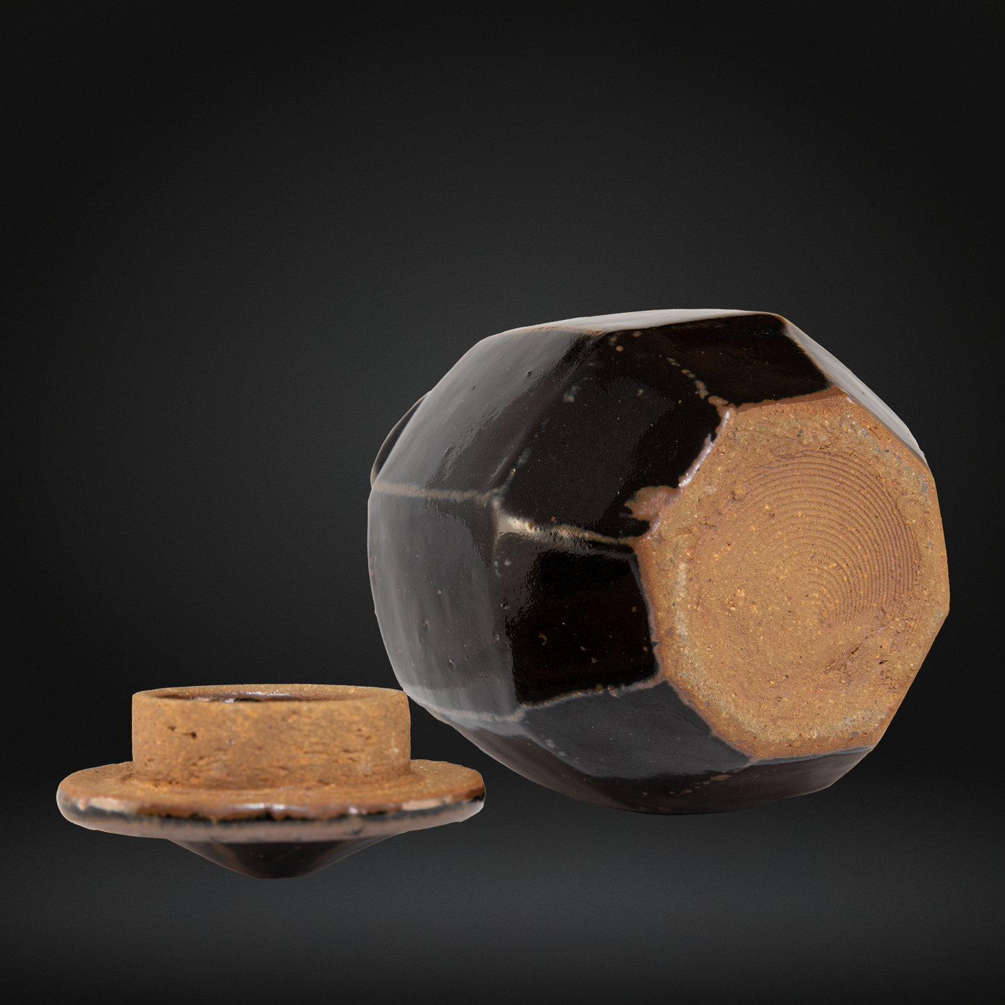 William (Bill) Marshall (1923-2007) - Mid-Century Faceted Tea Pot