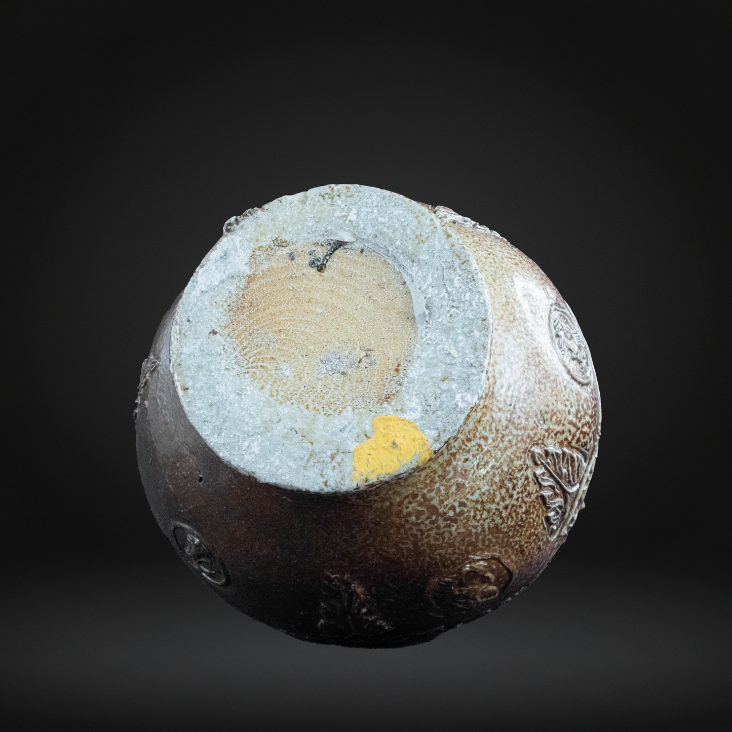 Mid 16th Century Bellarmine Bottle, German Salt Glaze Stoneware - Frechen