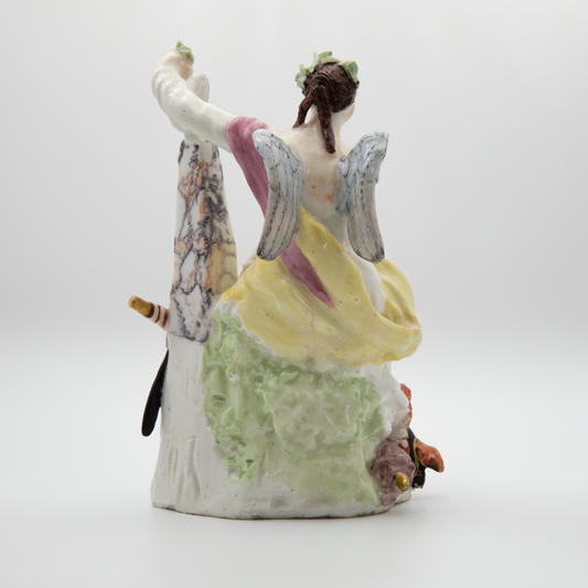Early Bow Porcelain Figure of Polyhymnia or Calliope Circa 1750–1754