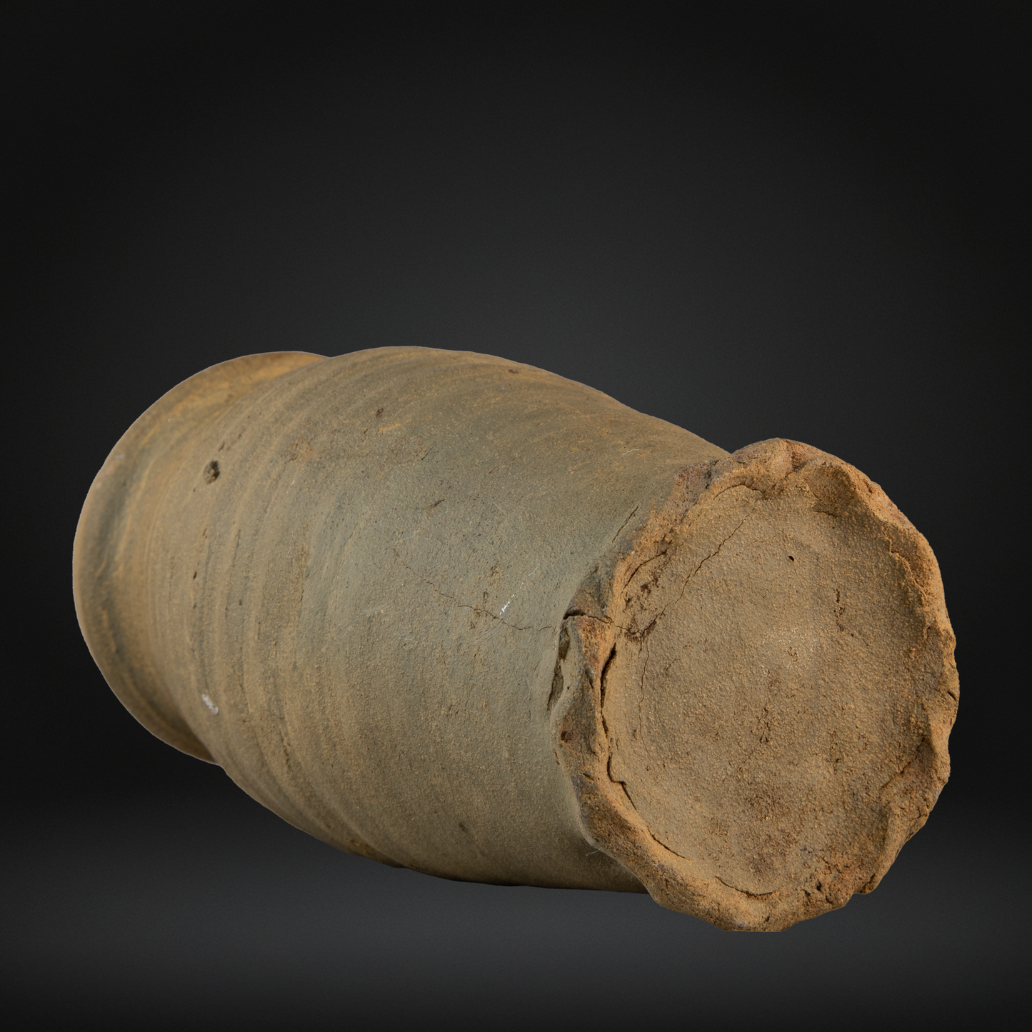 Medieval Near-Stoneware Tall Beaker - Siegburg, Germany 1300-1325