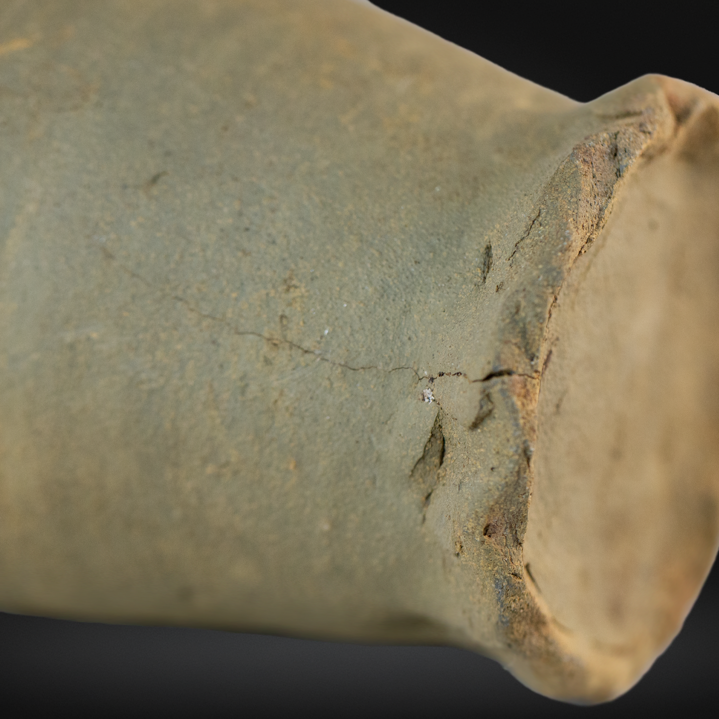 Medieval Near-Stoneware Tall Beaker - Siegburg, Germany 1300-1325