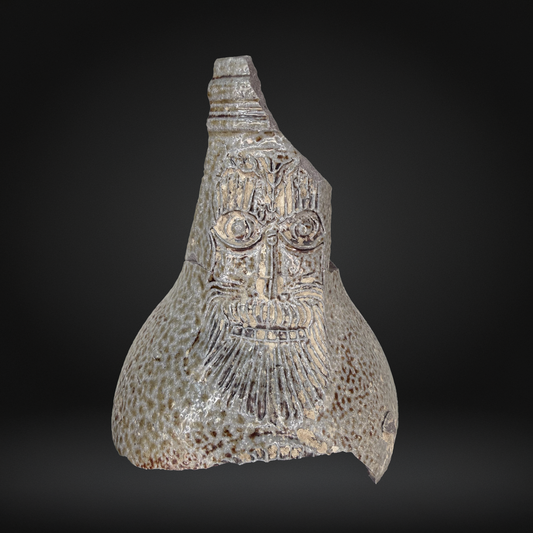 17th Century Bellarmine Face Fragment