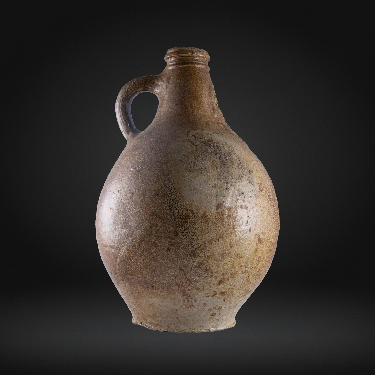Antique Bellarmine Bottle - Frechen, Germany - 17th Century