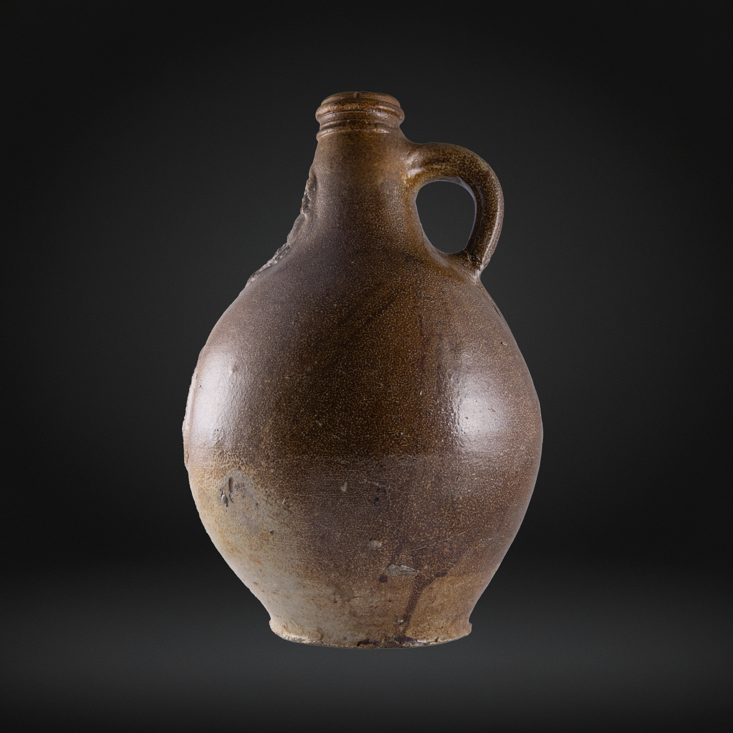 Antique Bellarmine Bottle - Frechen, Germany - 17th Century