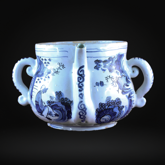 English Delftware Posset Pot c1680-1700