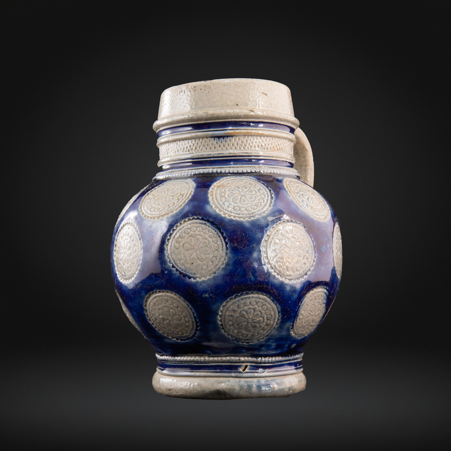 17th Century Westerwald Stoneware Jug c1640