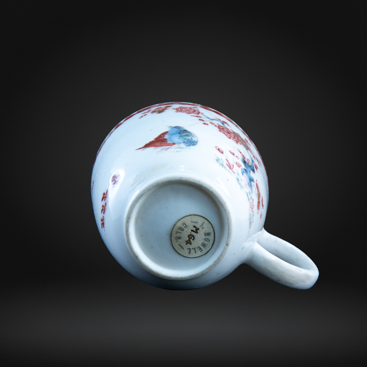 BOW Two Quail Kakiemon Porcelain Coffee Cup, English c1755-1760