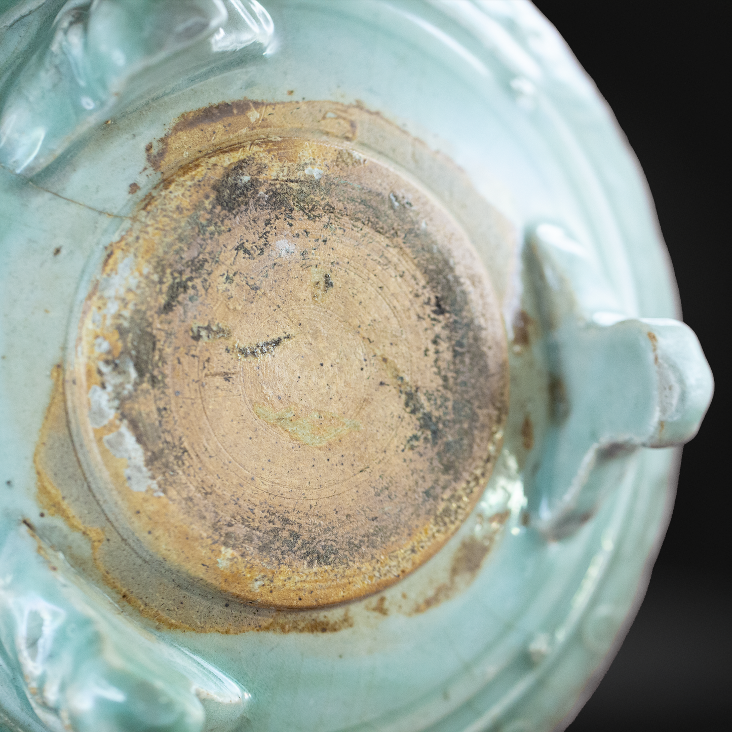 Ming Dynasty Longquan Celadon Tripod Censer, Large - 16thC