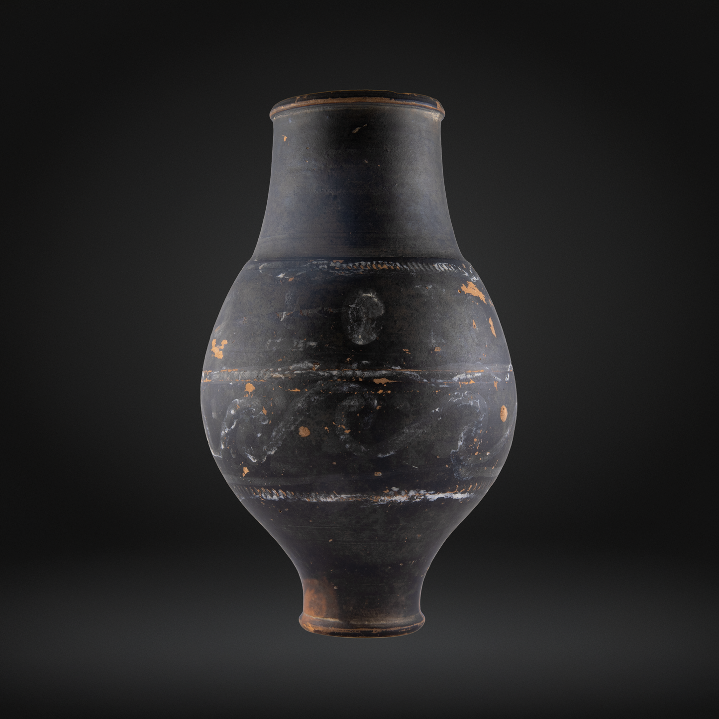 Inscribed Ancient Roman Terracotta Motto Beaker, FELIX - Trier 'Spruchbecher'