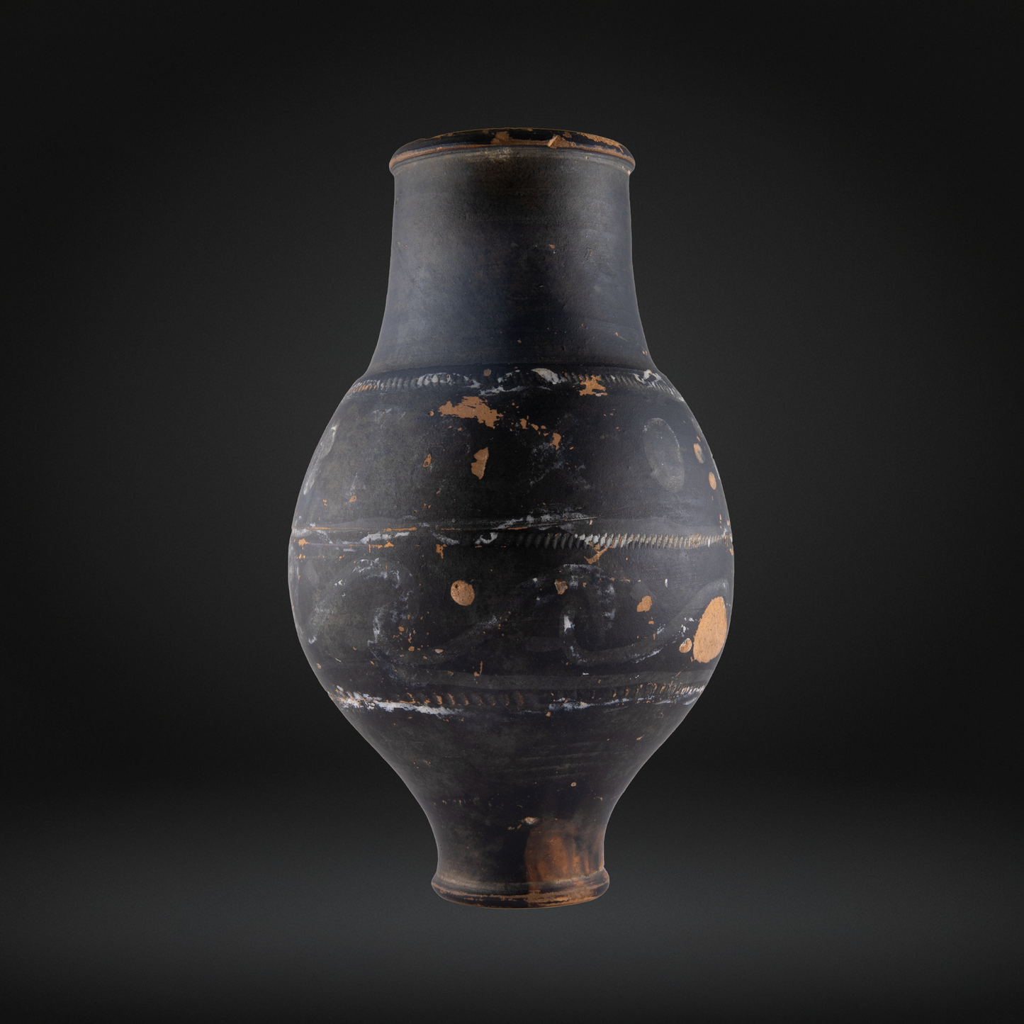 Inscribed Ancient Roman Terracotta Motto Beaker, FELIX - Trier 'Spruchbecher'