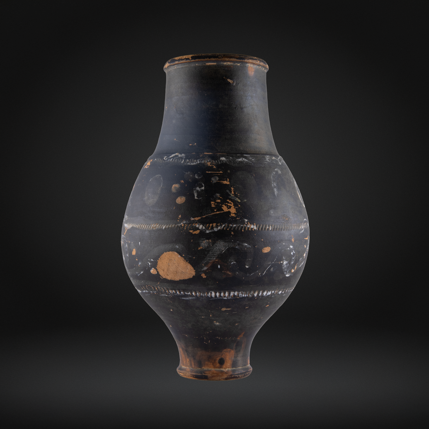 Inscribed Ancient Roman Terracotta Motto Beaker, FELIX - Trier 'Spruchbecher'