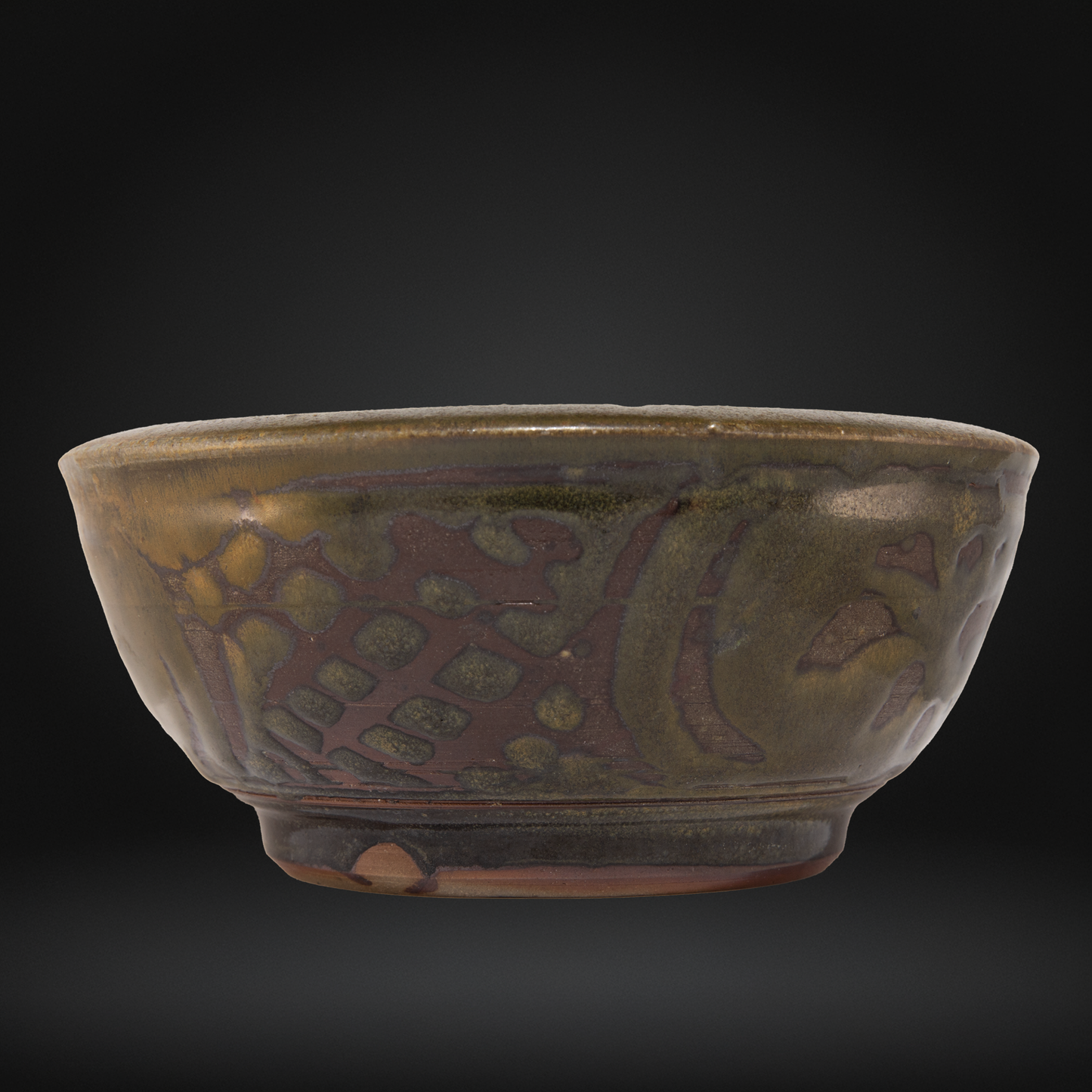 Bernard Leach (1887-1979) for Leach Pottery, Wax Resist Stoneware Bowl