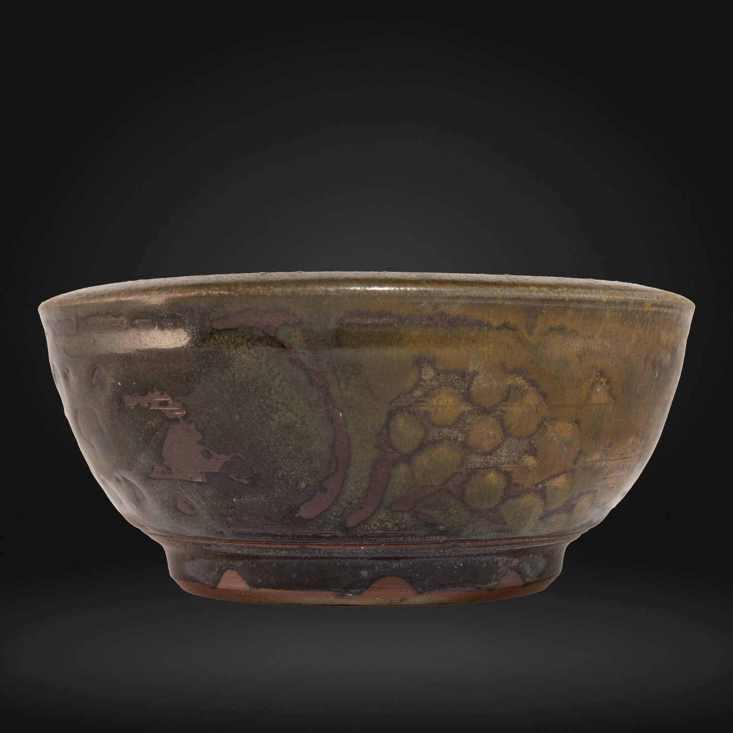 Bernard Leach (1887-1979) for Leach Pottery, Wax Resist Stoneware Bowl