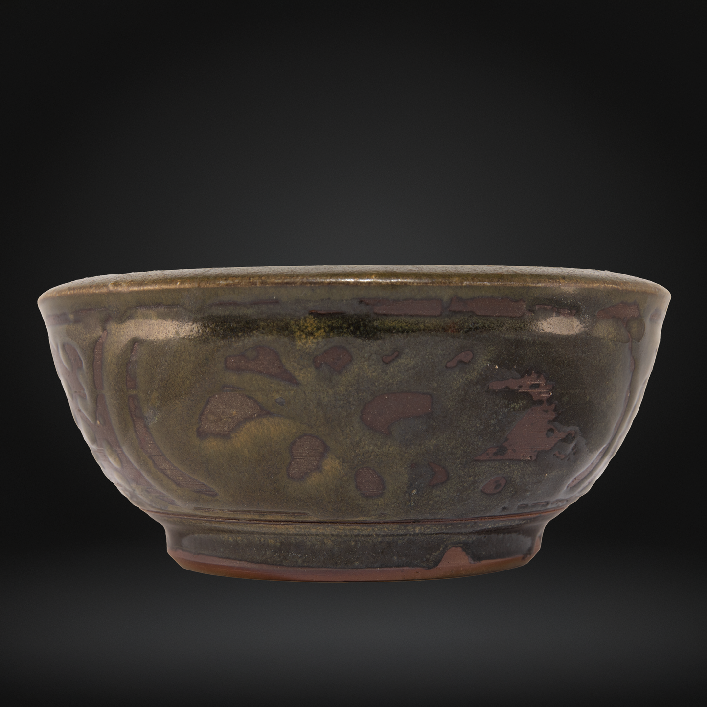 Bernard Leach (1887-1979) for Leach Pottery, Wax Resist Stoneware Bowl