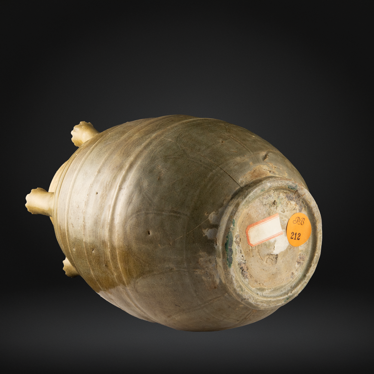 Chinese Longquan Celedon 5 Spout Urn Vessel, Northern Song Dynasty