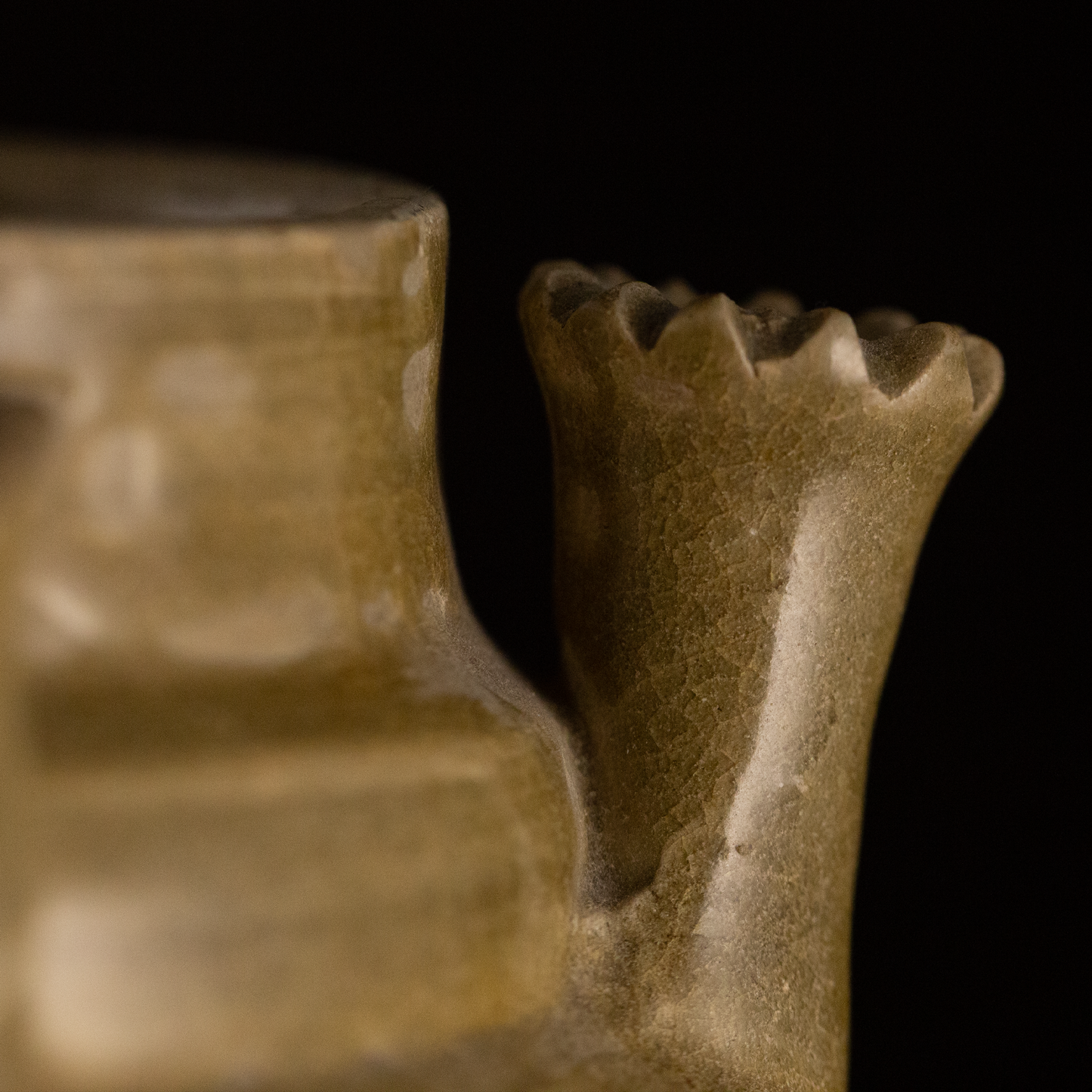 Chinese Longquan Celedon 5 Spout Urn Vessel, Northern Song Dynasty