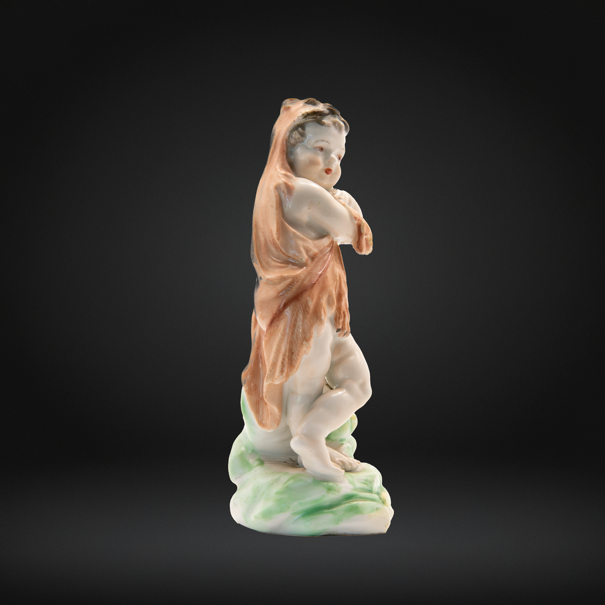 A Derby Porcelain Figure of the Infant Hercules, circa 1770