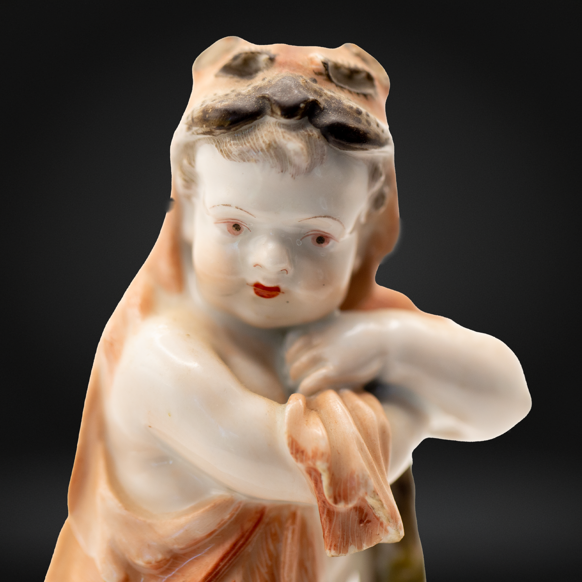 A Derby Porcelain Figure of the Infant Hercules, circa 1770