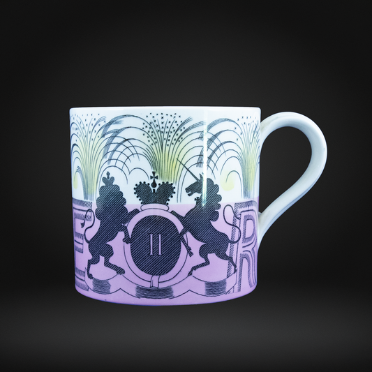 Eric Ravilious - Wedgwood Coronation Mug, 1953 Elizabeth II