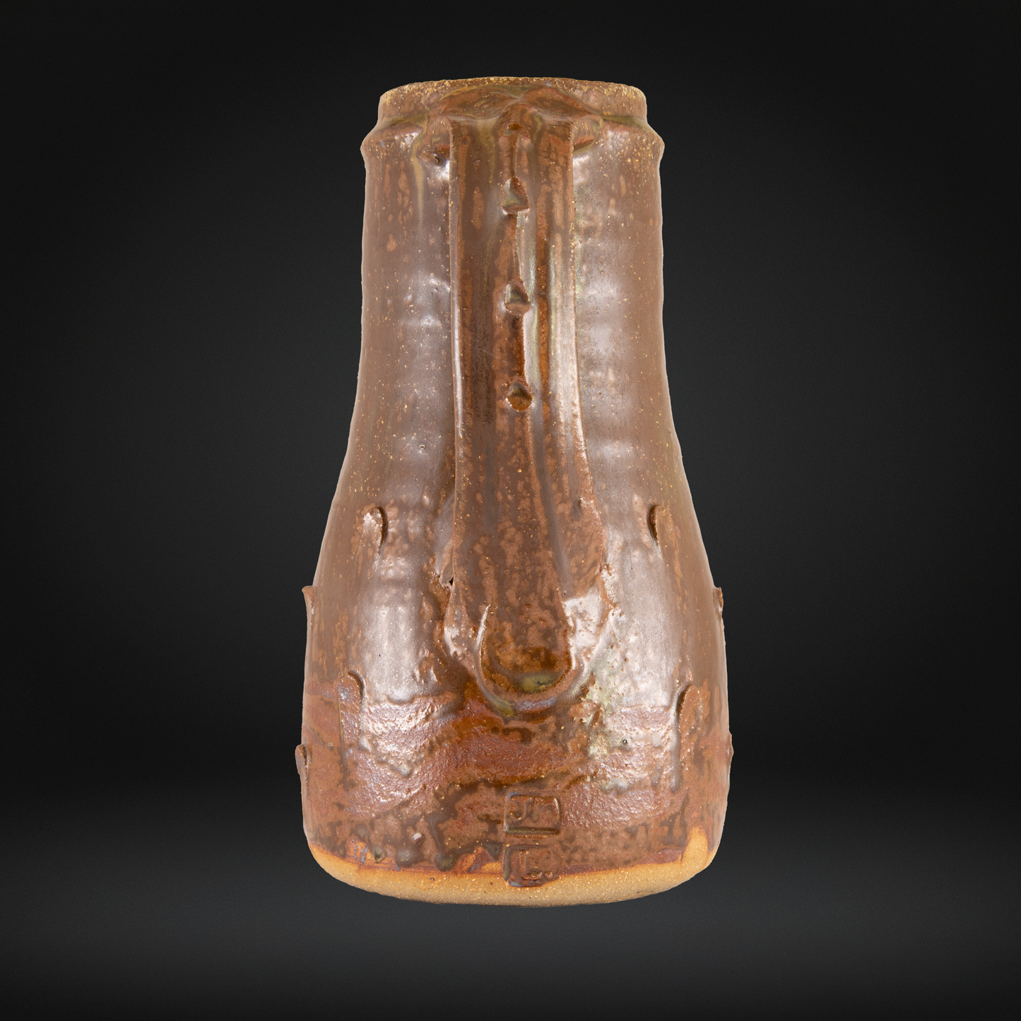 Jim Malone (b.1946) - Pellet Decorated Stoneware Jug - Lessonhall