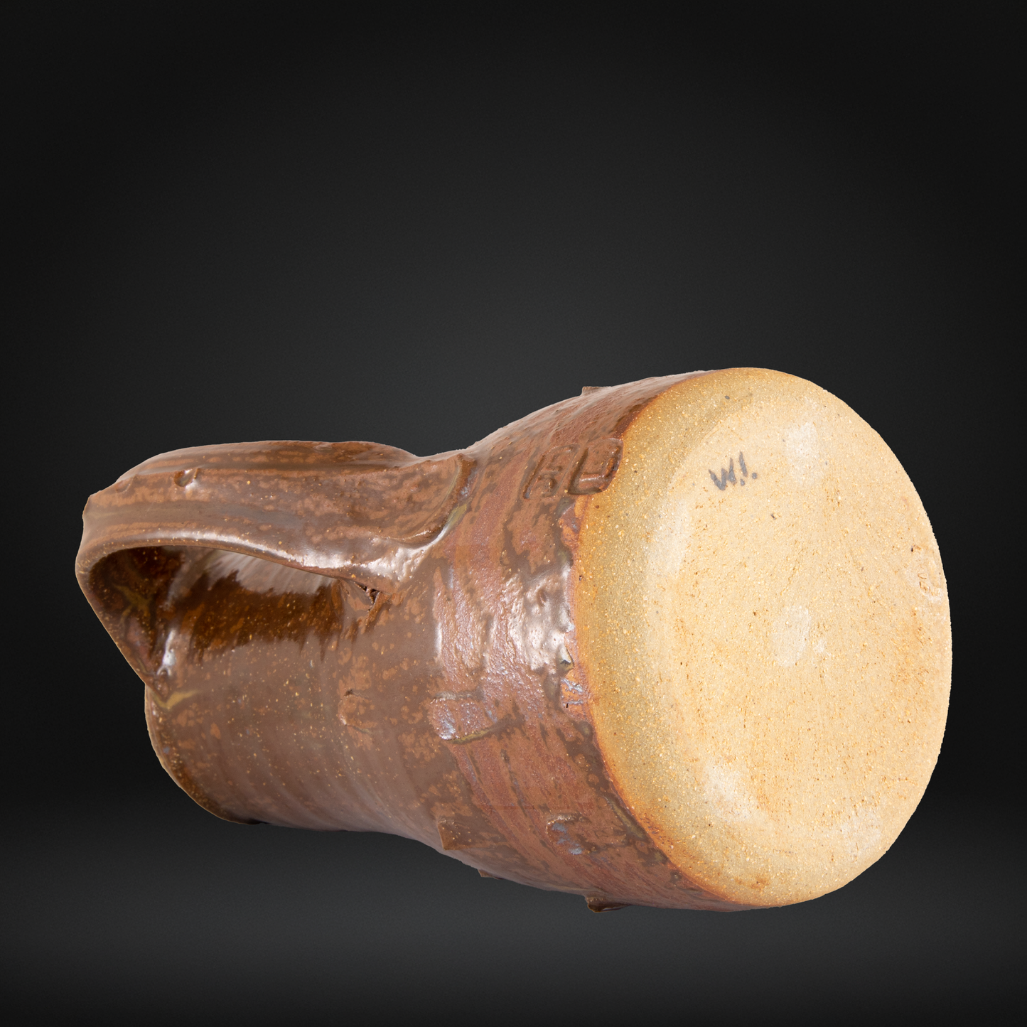Jim Malone (b.1946) - Pellet Decorated Stoneware Jug - Lessonhall