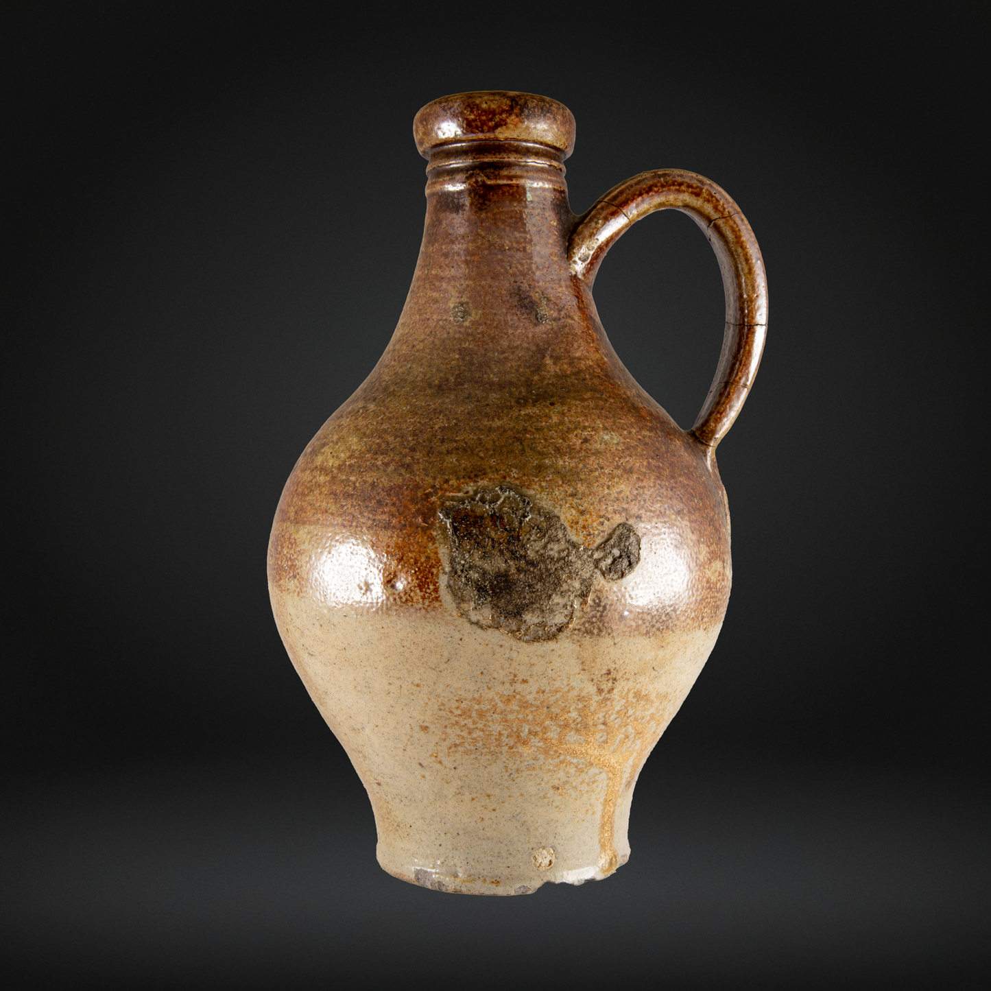 John Dwight, London Fulham Pottery - Salt Glazed Bottle