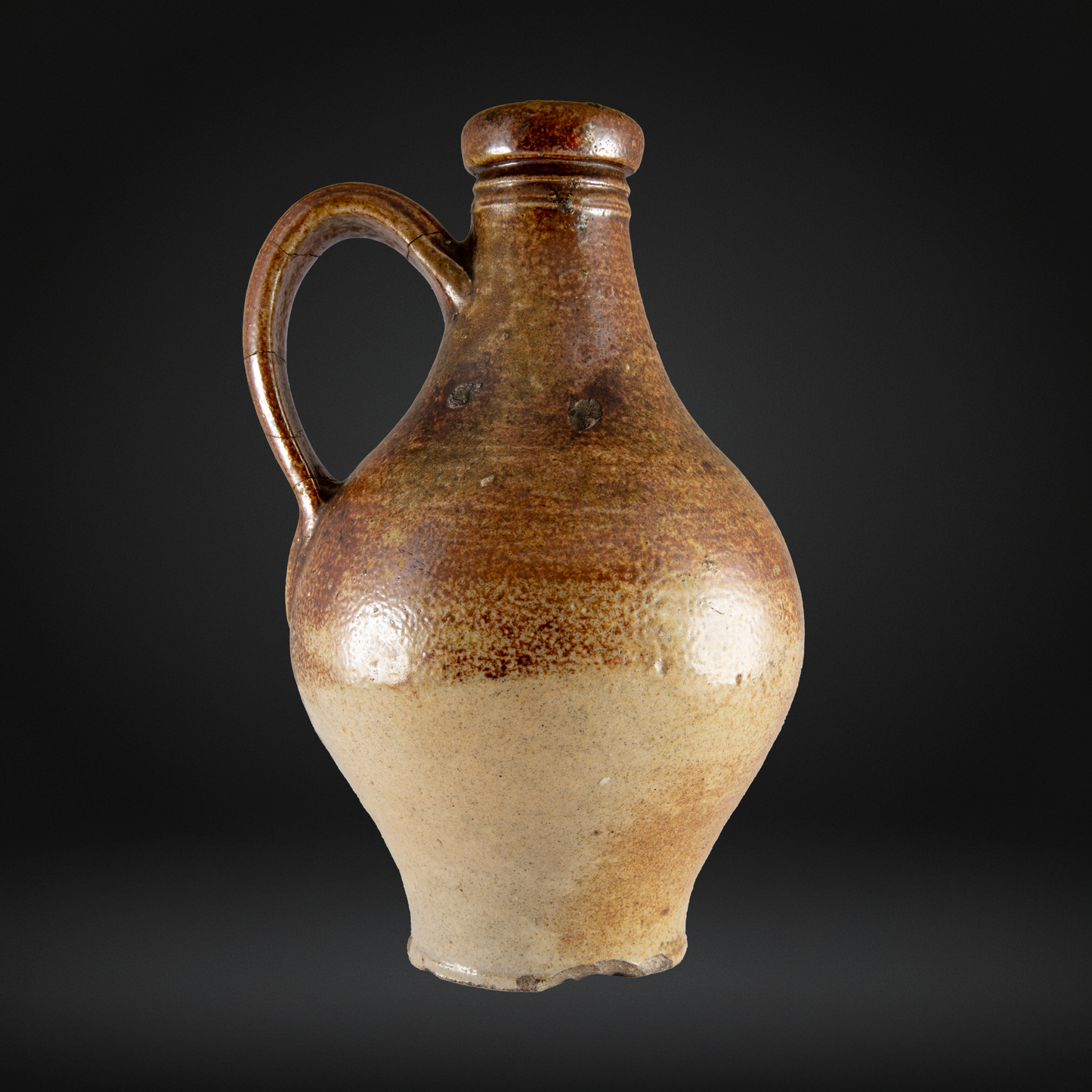 John Dwight, London Fulham Pottery - Salt Glazed Bottle