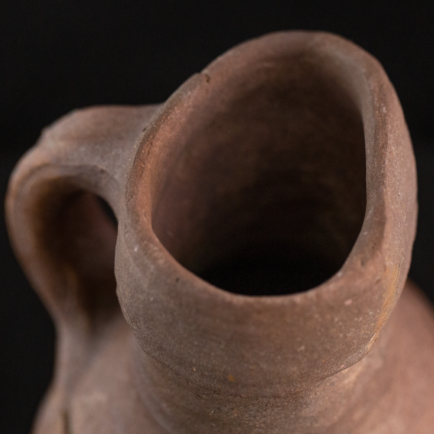Medieval Pottery Tripod Jug - Langerwehe, 14th Century