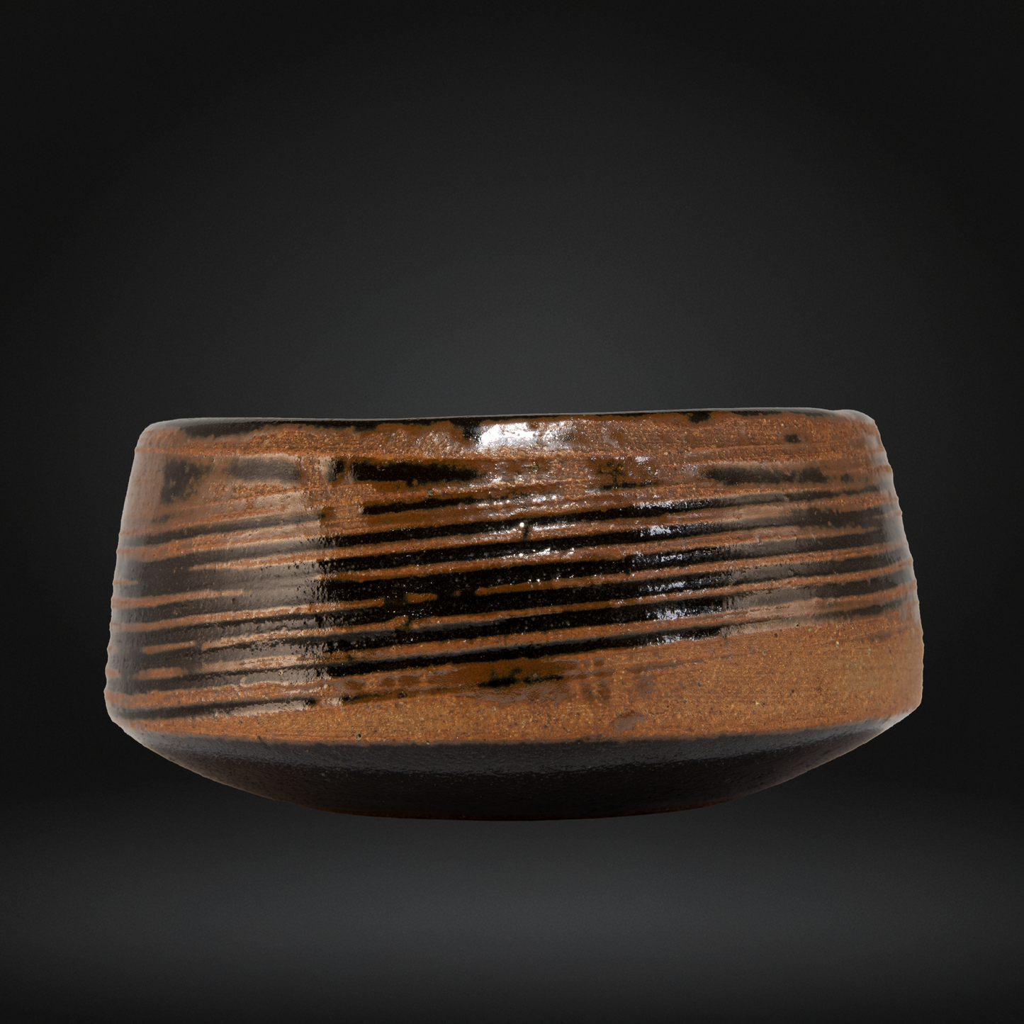 William (Bill) Marshall (1923-2007) - Mid-Century Footed Bowl, St Ives Leach Pottery