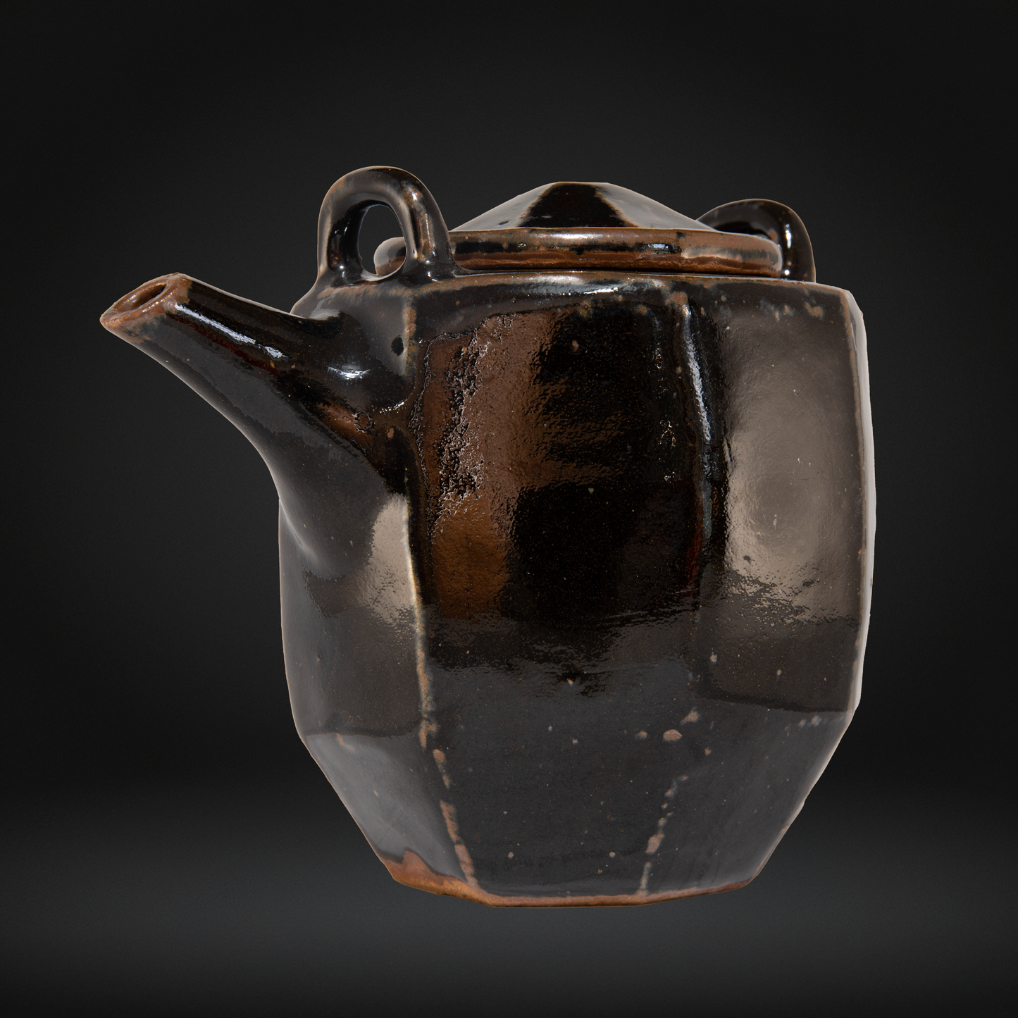 William (Bill) Marshall (1923-2007) - Mid-Century Faceted Tea Pot
