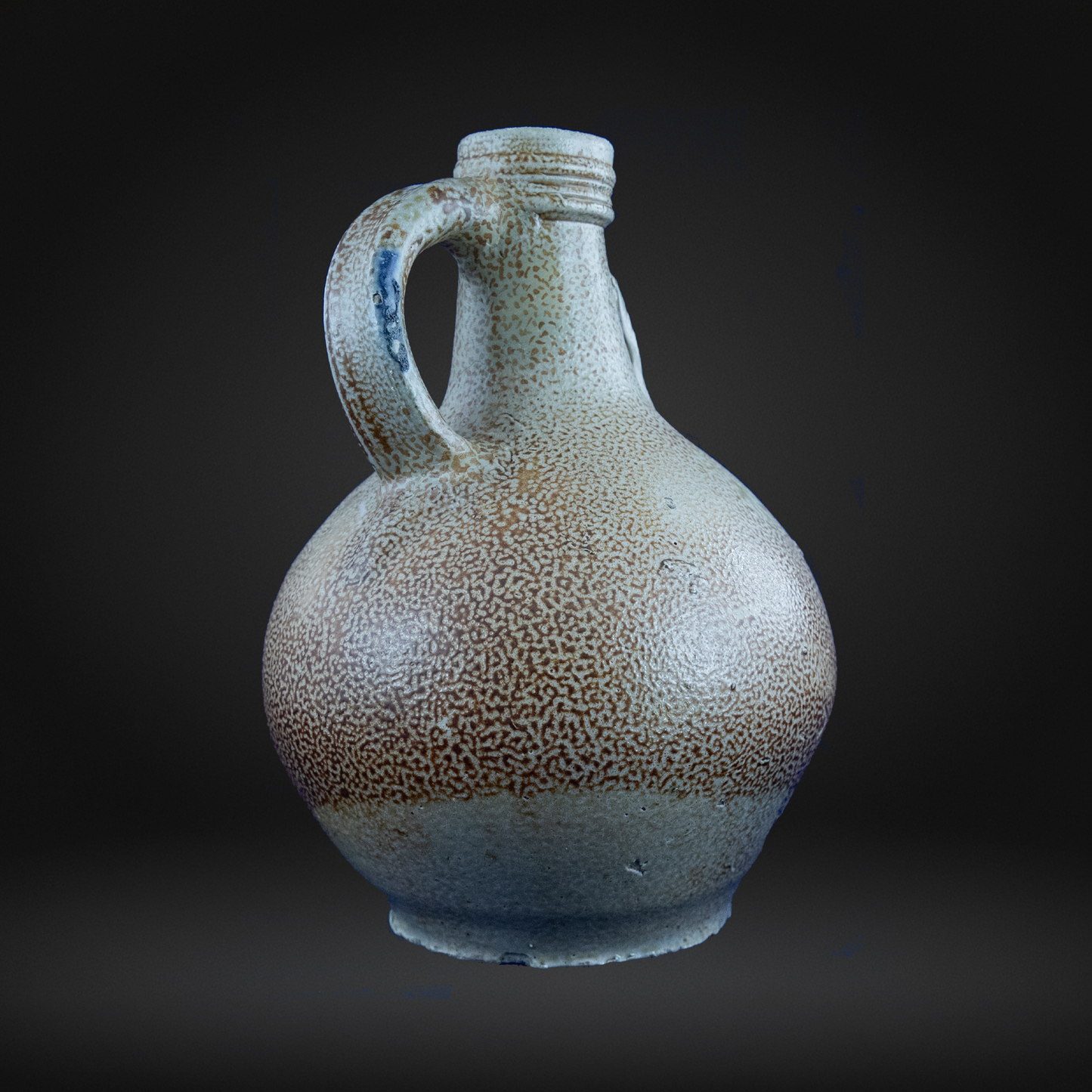 Cobalt Splashed Bellarmine Bottle circa 1600