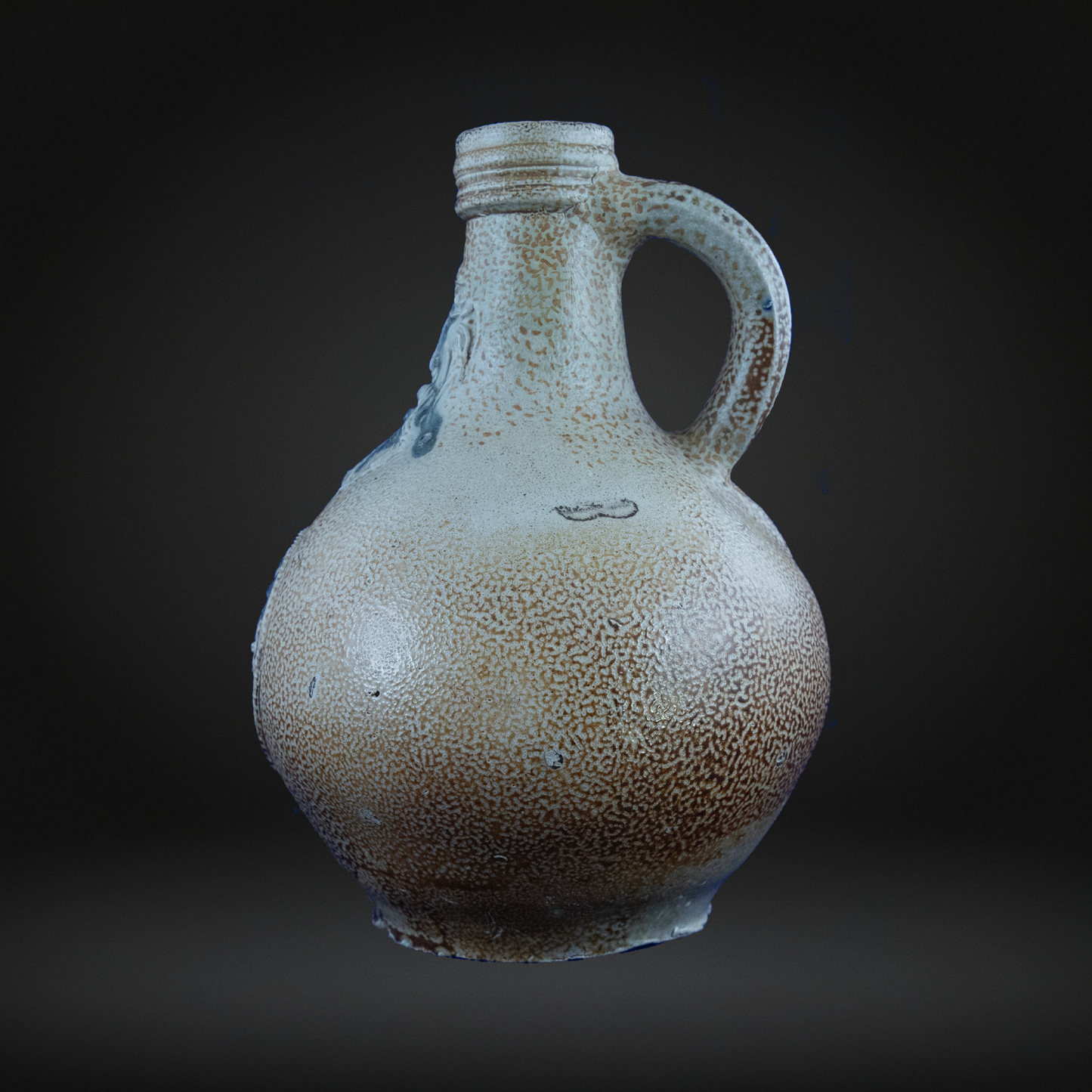 Cobalt Splashed Bellarmine Bottle circa 1600