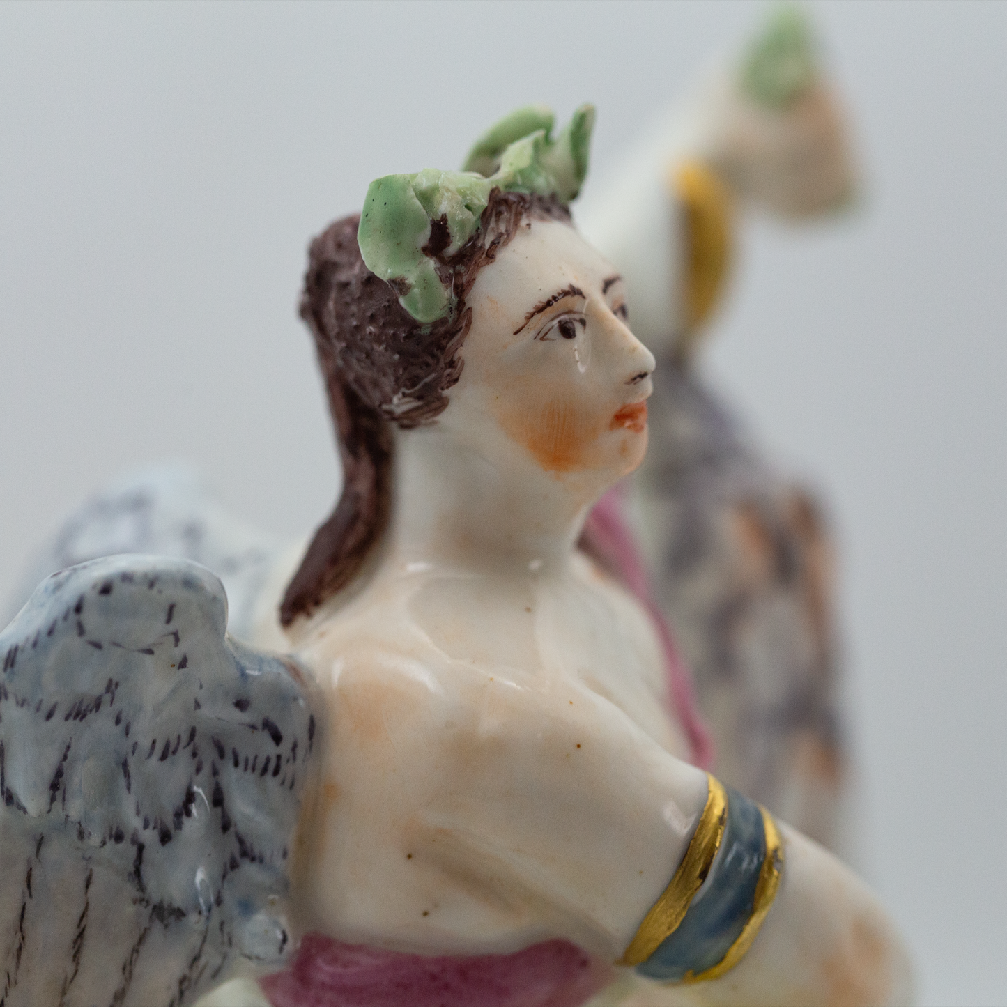 Early Bow Porcelain Figure of Polyhymnia or Calliope Circa 1750–1754
