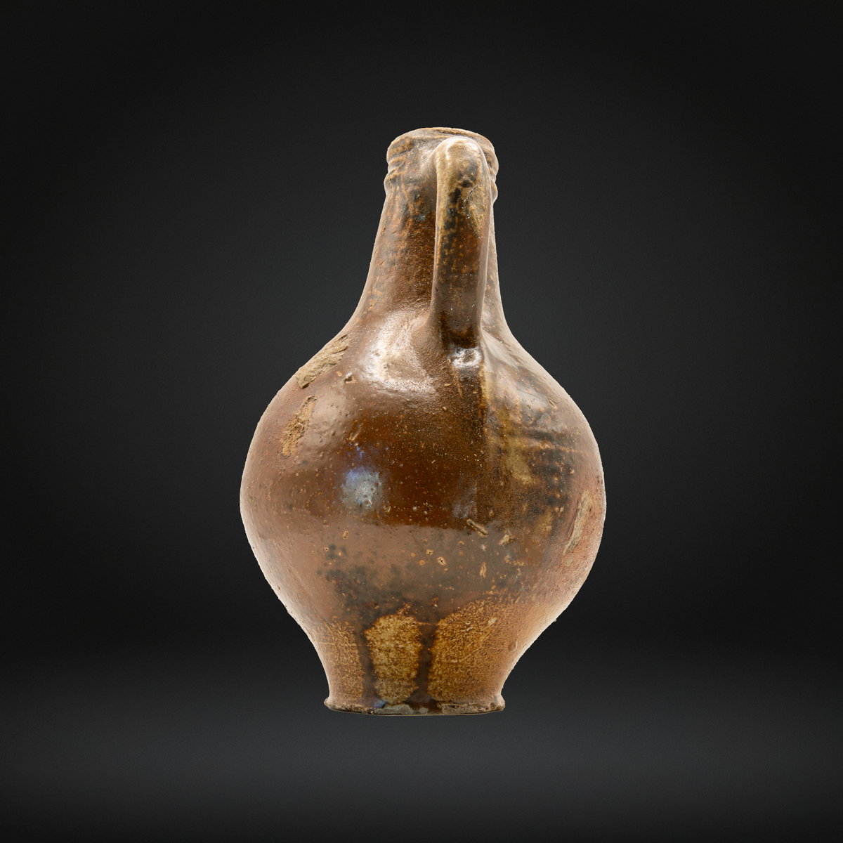 17th Century Bellarmine Bottle, Rampant Lion Medallion