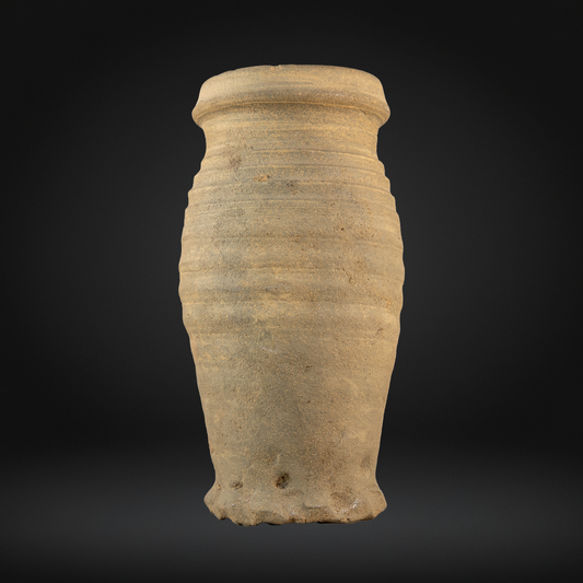 Medieval Near-Stoneware Tall Beaker - Siegburg, Germany 1300-1325
