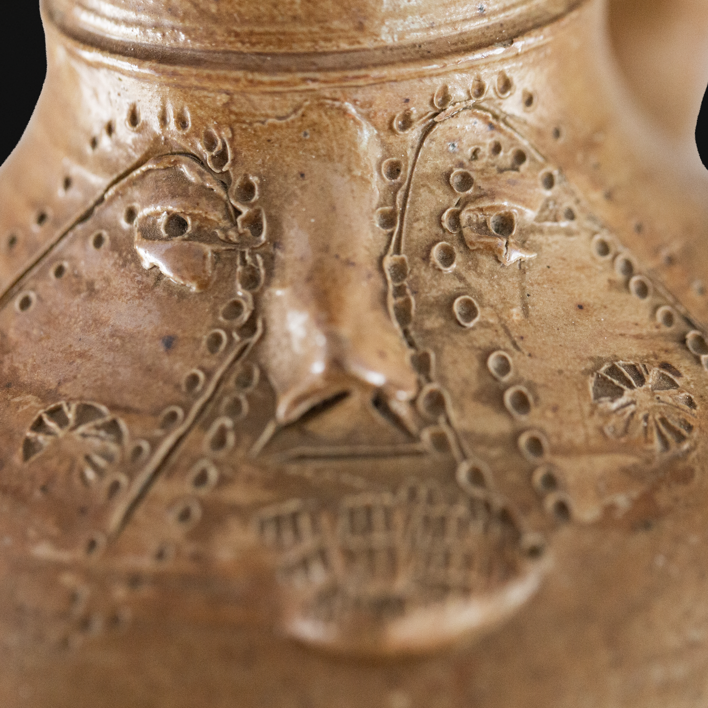 Raeren 'Pointy Nose' Spitznase Jug c1500