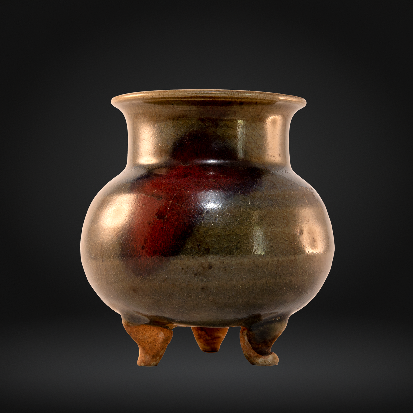 Shoji Hamada (1894-1978) for Leach Pottery 1920-22, Yuan Jun Yao Glaze Censor