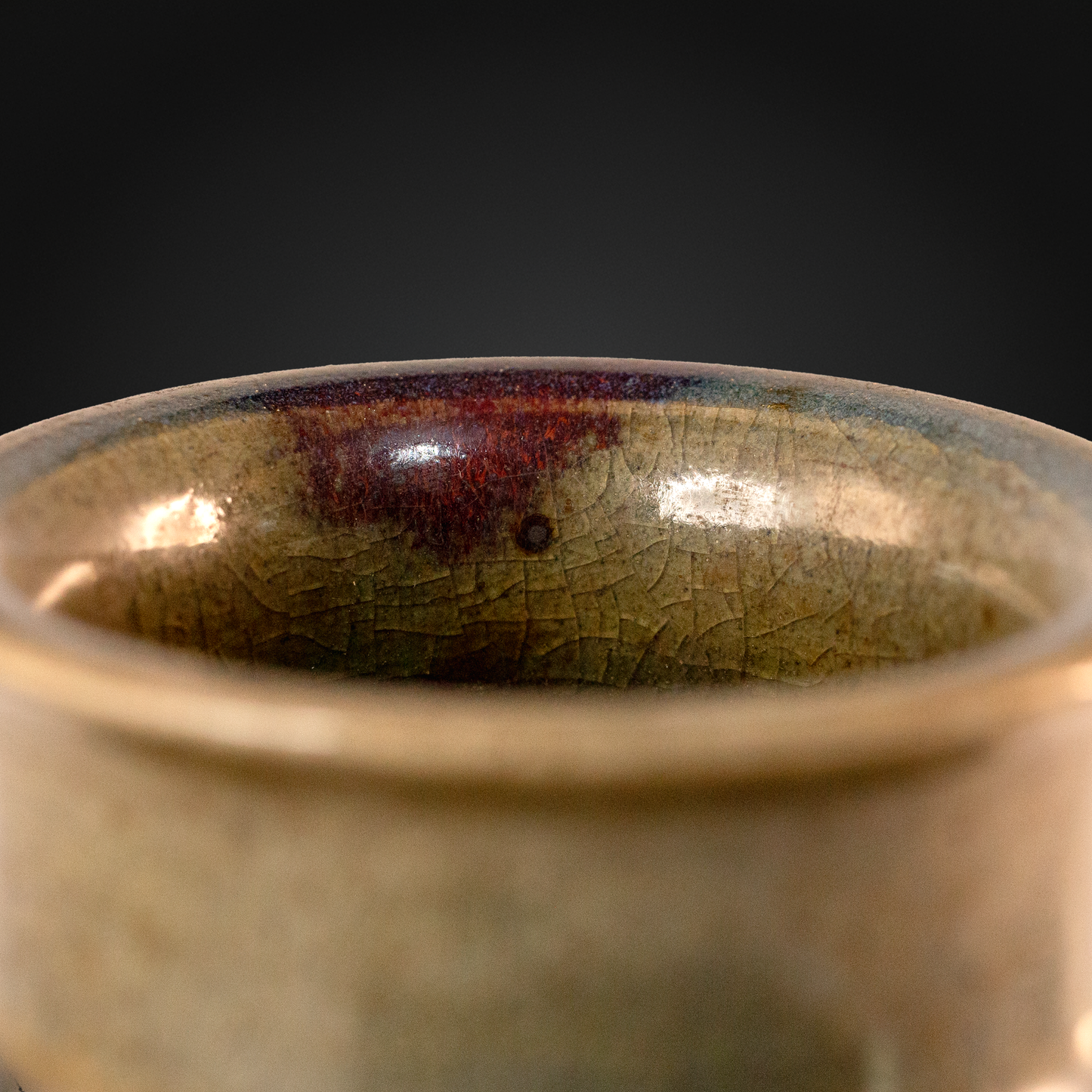 Shoji Hamada (1894-1978) for Leach Pottery 1920-22, Yuan Jun Yao Glaze Censor